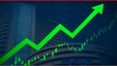 Indian stock market indices Sensex and Nifty close sharply higher after strong gains led by banking and IT sector stocks