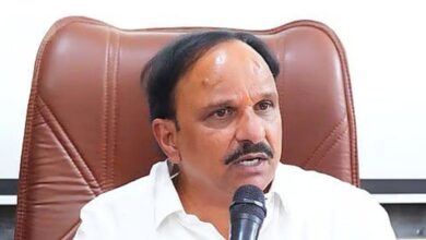 Karnataka minister D Sudhakar speaking during public meeting before his death in Bengaluru