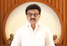 MK Stalin speaking at a party meeting amid political discussions on the Vijay led government in Tamil Nadu