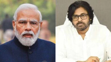 Narendra Modi and Pawan Kalyan images related to expected Hyderabad meeting during Prime Minister visit