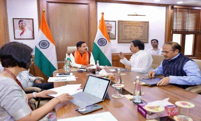 Nadendla Manohar attending meetings in Delhi with central officials on public supply and state issues
