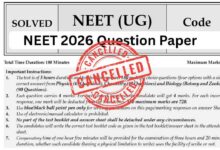 Medical aspirants react after the National Testing Agency cancelled NEET UG 2026 following nationwide allegations of question paper leak and examination irregularities