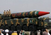 Pakistan military displays Fatah 4 missile during testing as reports claim the missile can target long range locations including the Indian capital region.