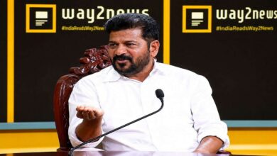 Revanth Reddy speaking during an interview while commenting on the POCSO case involving Bandi Sanjay’s son