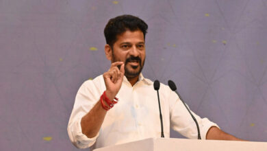 Telangana Chief Minister Revanth Reddy speaking about Congress national plans and Rahul Gandhi leadership during a media interaction
