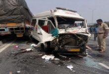 Ambulance crash into parked lorry near Srikalahasti causing fatal road accident and multiple casualties