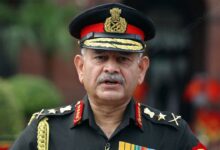 Indian Army Chief General Upendra Dwivedi addressing concerns over terrorism and warning Pakistan against supporting terror activities during a public statement