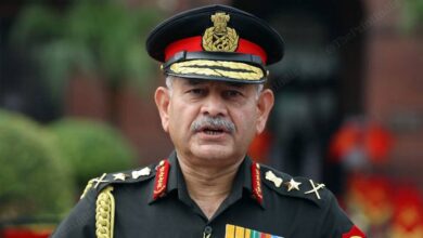 Indian Army Chief General Upendra Dwivedi addressing concerns over terrorism and warning Pakistan against supporting terror activities during a public statement