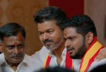 Vijay with Shabarinathan after appointment as Tamil Nadu Government Chief Whip