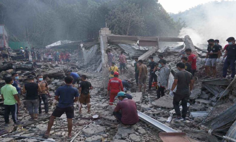 Massive Myanmar Blast Kills More Than 55 People Near China Border