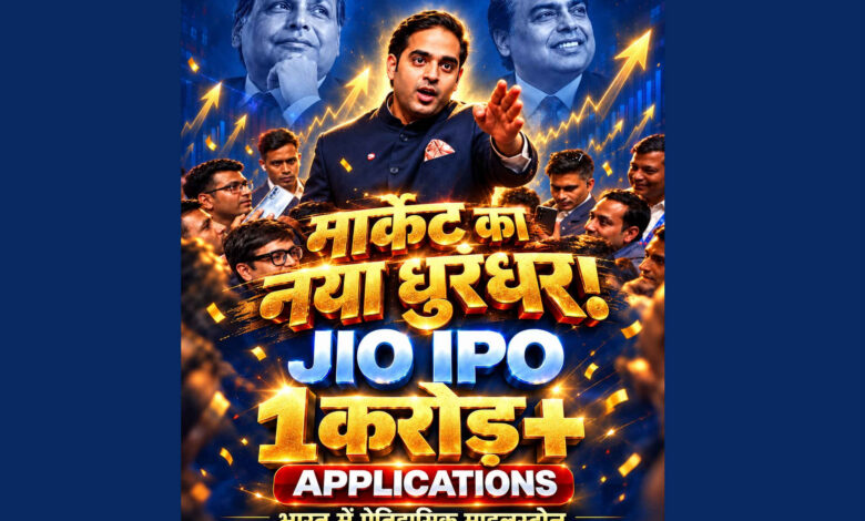 Jio Platforms IPO Creates History: First IPO to Cross 1 Crore Applications and Counting, Bidding Open Till 7 PM Today